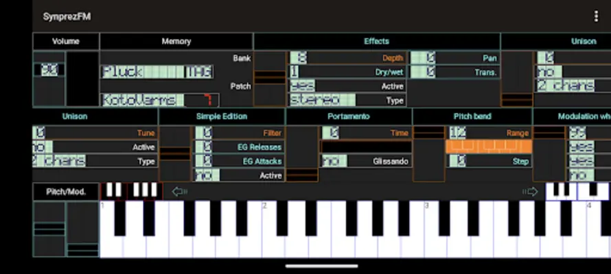 FM Synthesizer [SynprezFM II] android App screenshot 12